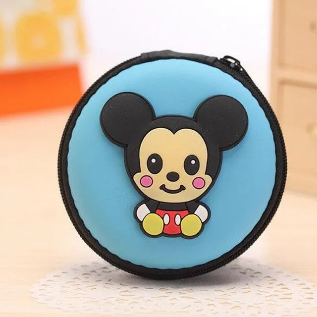 2016 New Novelty Super Heroes Silicone Coin Purse Key Wallet Mini Storage Organizer Bag Dual Earphone Holder Birthday Gift