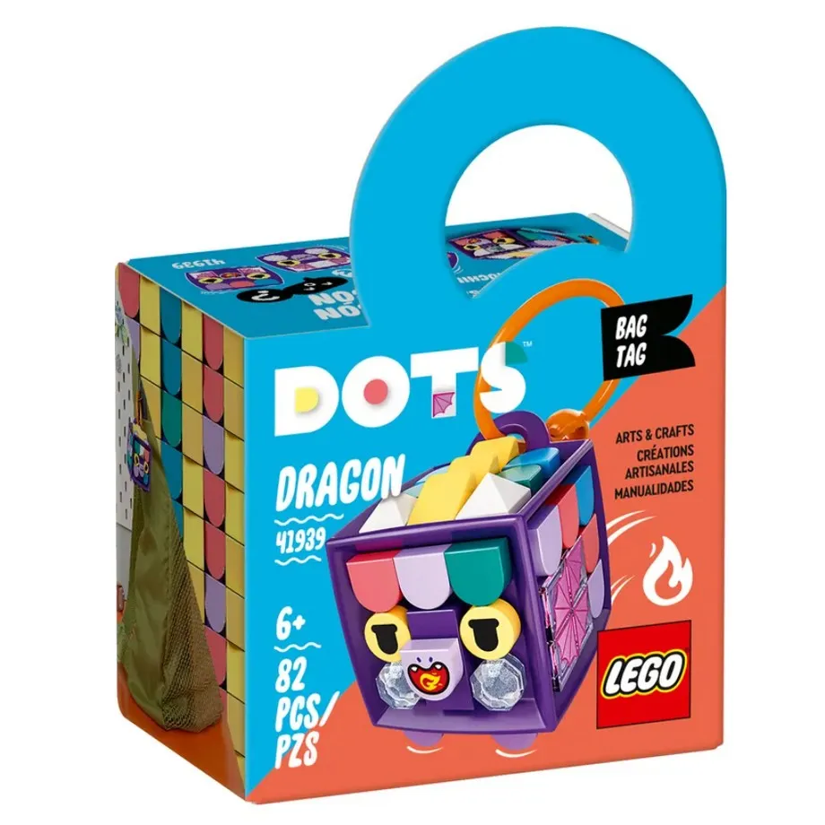 41939 LEGO® DOTS Bag Tag Dragon