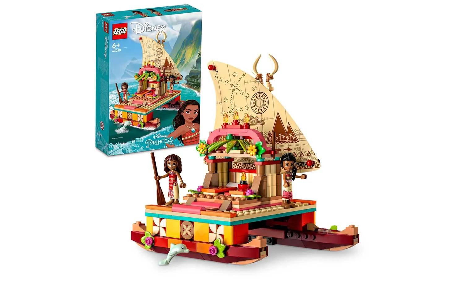 43210 | LEGO® | Disney Princess Moana's Wayfinding Boat