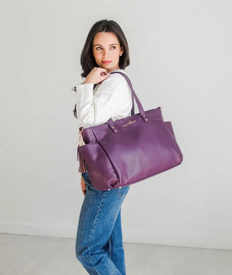 Aquila Tote Bag - Plum