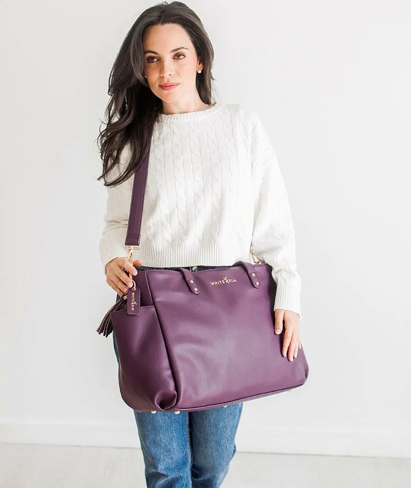 Aquila Tote Bag - Plum