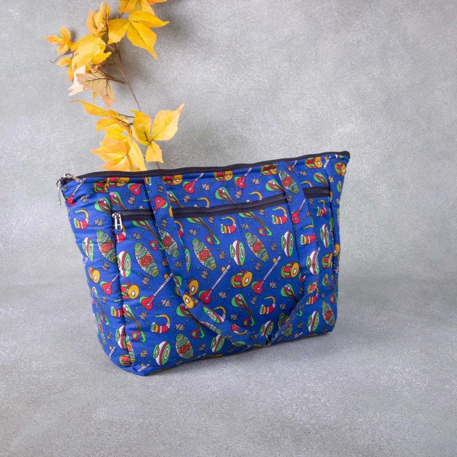 Baby Bag /Diaper bag/Hospital Bag Blue color with Instrument Design.