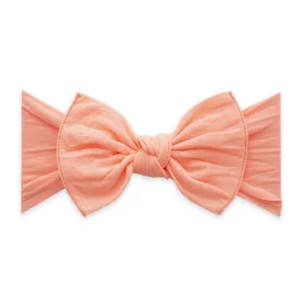 Baby Bling Bows | Classic Knot Headband ~ Neon Coral