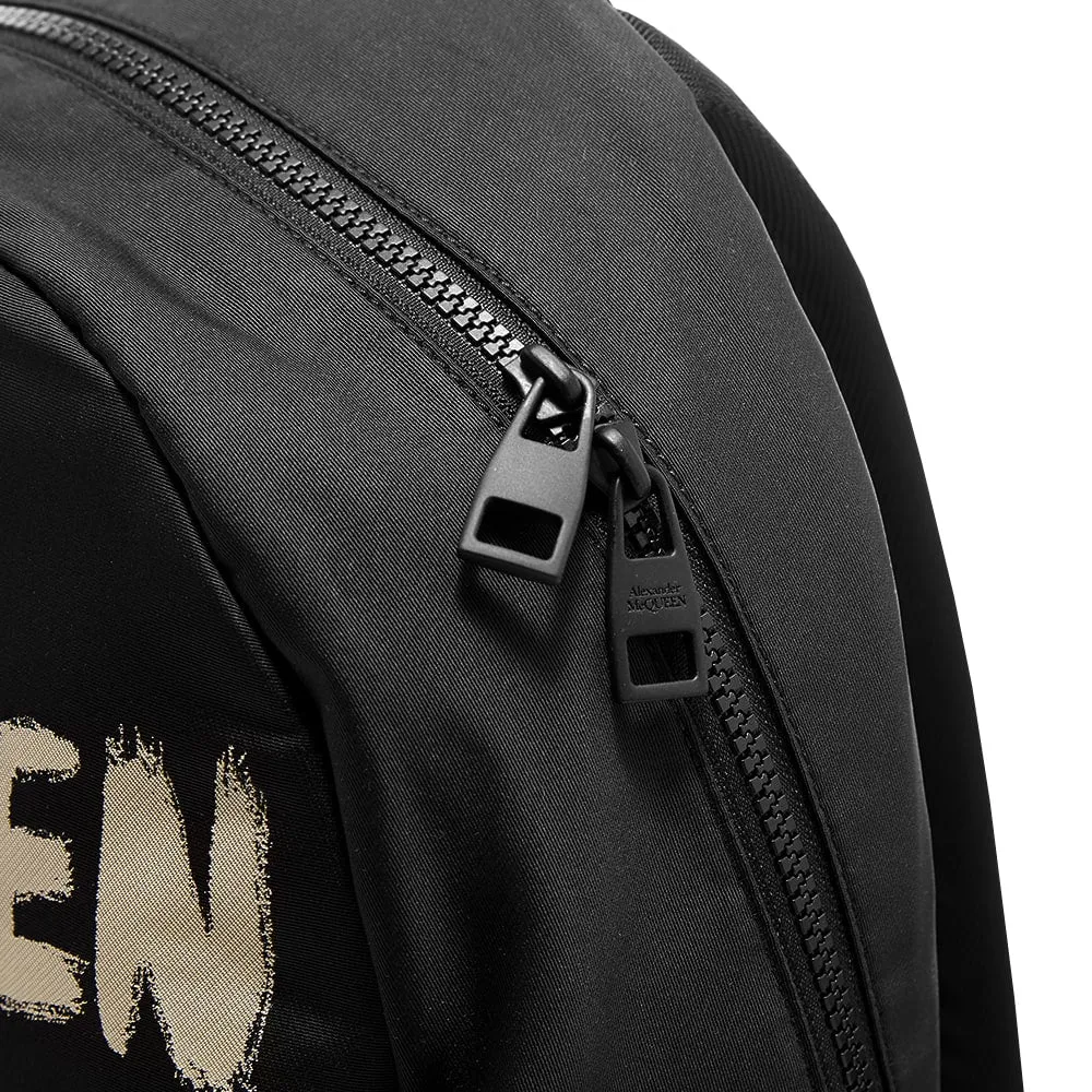 Backpack Alexander McQueen Graffiti Logo Backpack