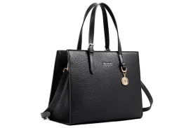 Black Belt Handle Tote Bag - Bessie London