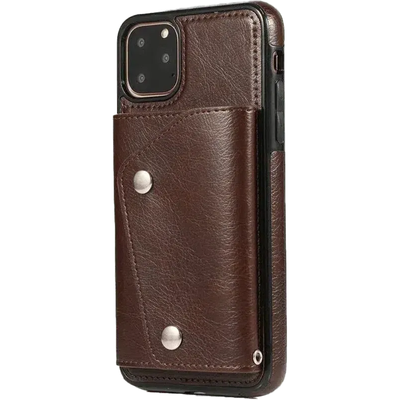 Brown Vegan Leather | Wallet Case