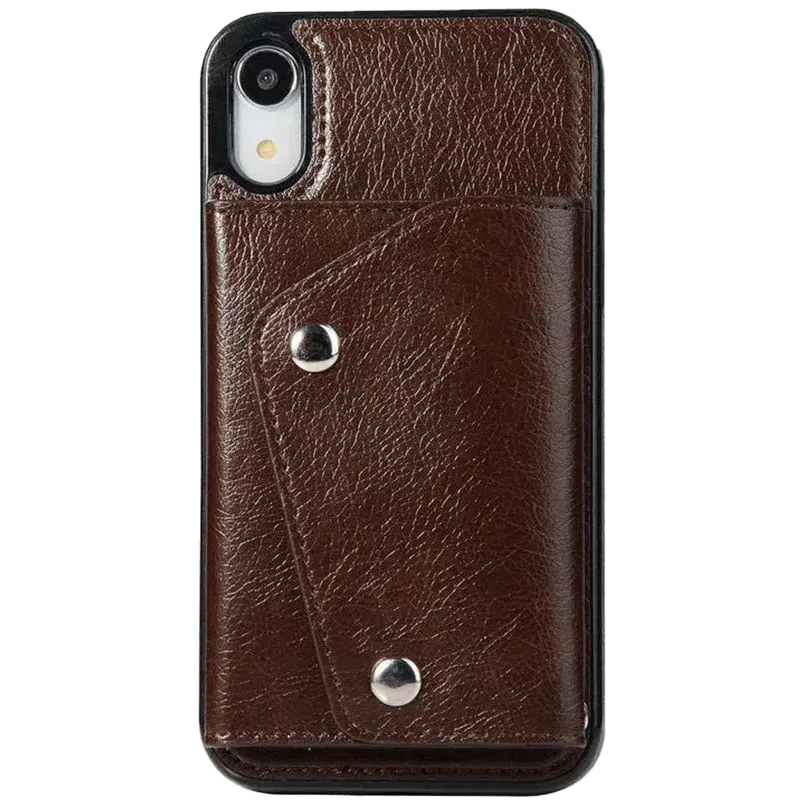 Brown Vegan Leather | Wallet Case