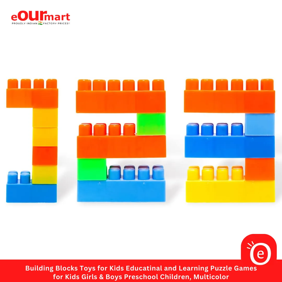 Building Blocks Toys for Kids Educatinal and Learning Puzzle Games for Kids Girls & Boys Preschool Children, Multicolor