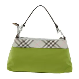 BURBERRY Nova Check Accessory Pouch Nylon Beige Green  hk1323