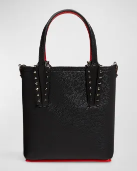 Christian Louboutin Cabata Empire Studded Leather Mini Tote