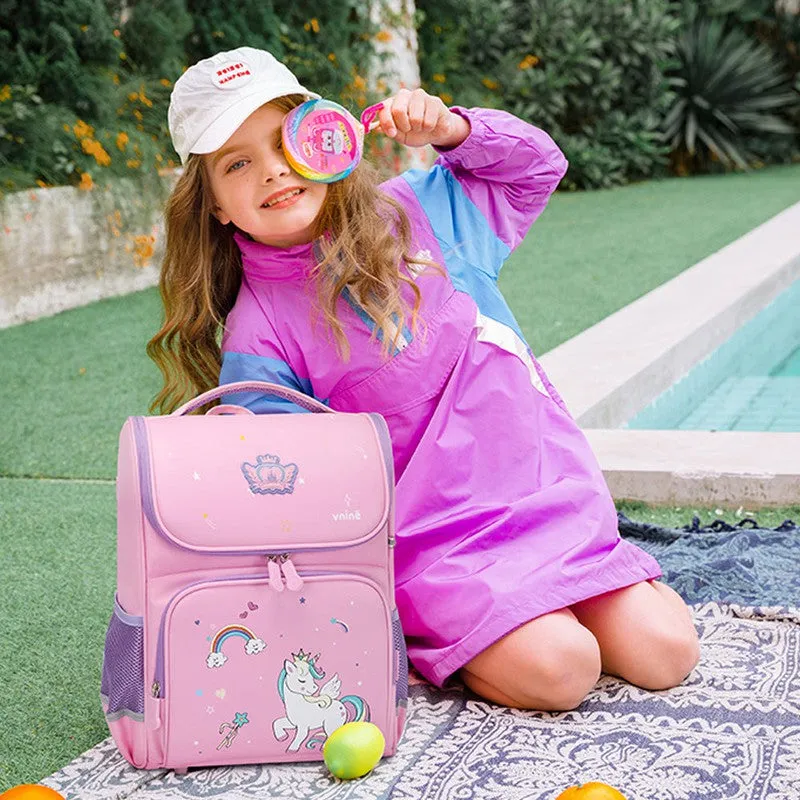 Collapsible Pink Unicorn Ergonomic Backpack