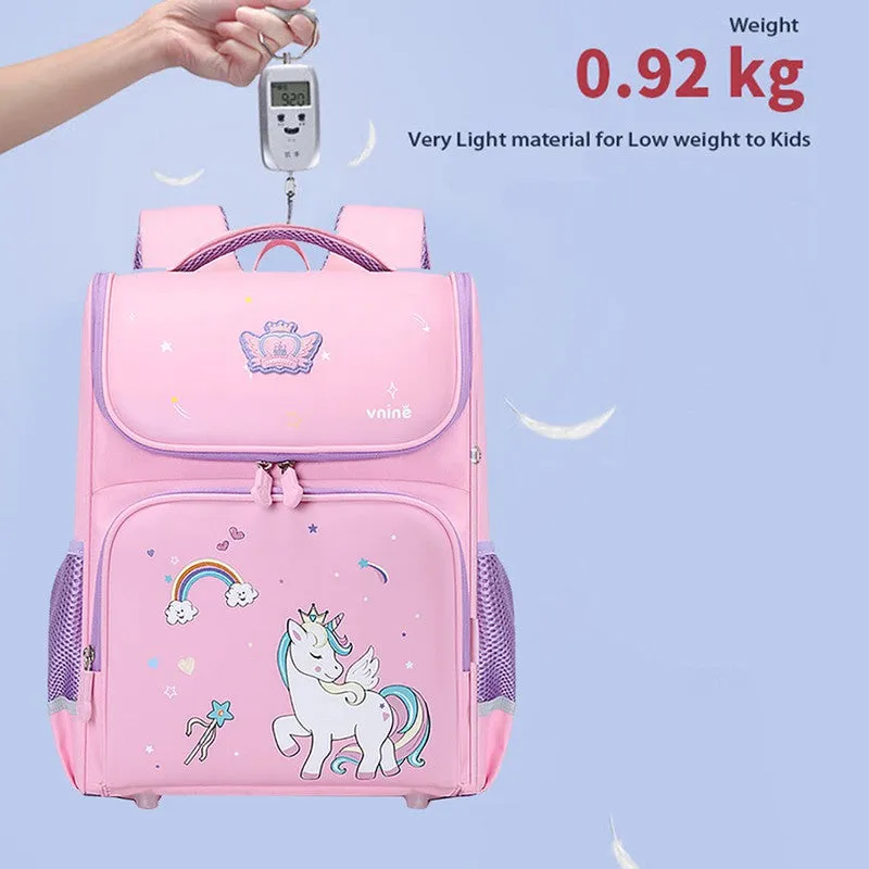 Collapsible Pink Unicorn Ergonomic Backpack