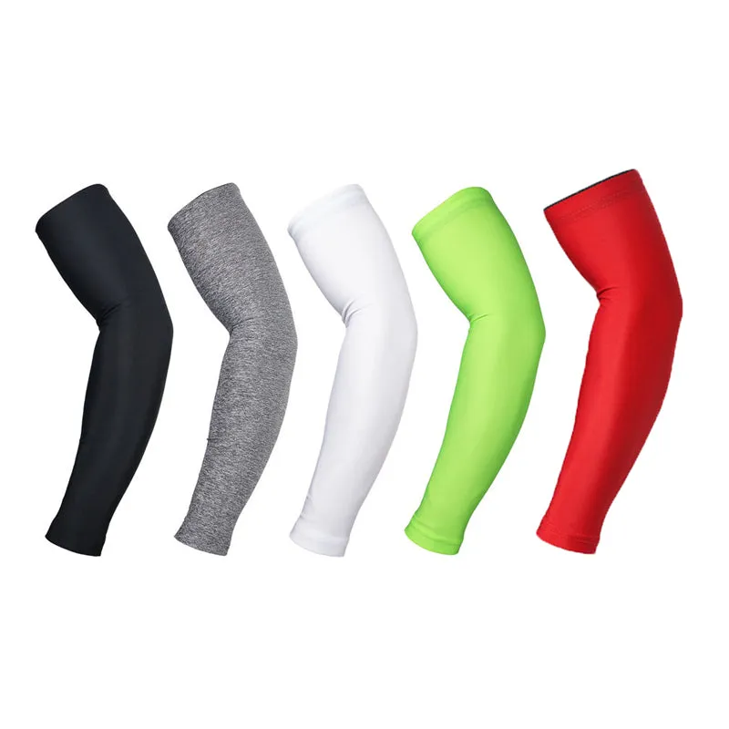 Compression Running Cycling Arm Warmer Sun UV Protection Basketball Volleyball Golf Sports Arm Sleeves Bicycle Bike Arm Covers