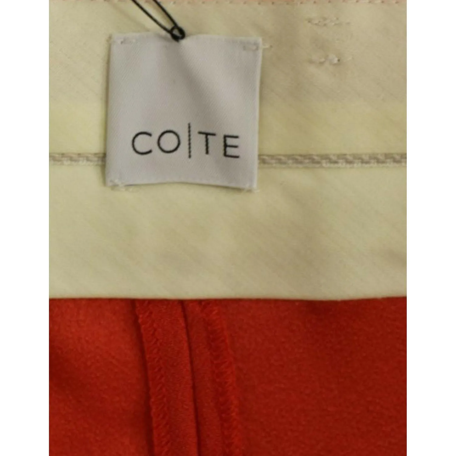 CO|TE Chic Orange Boyfriend Pants - Italian Crafted