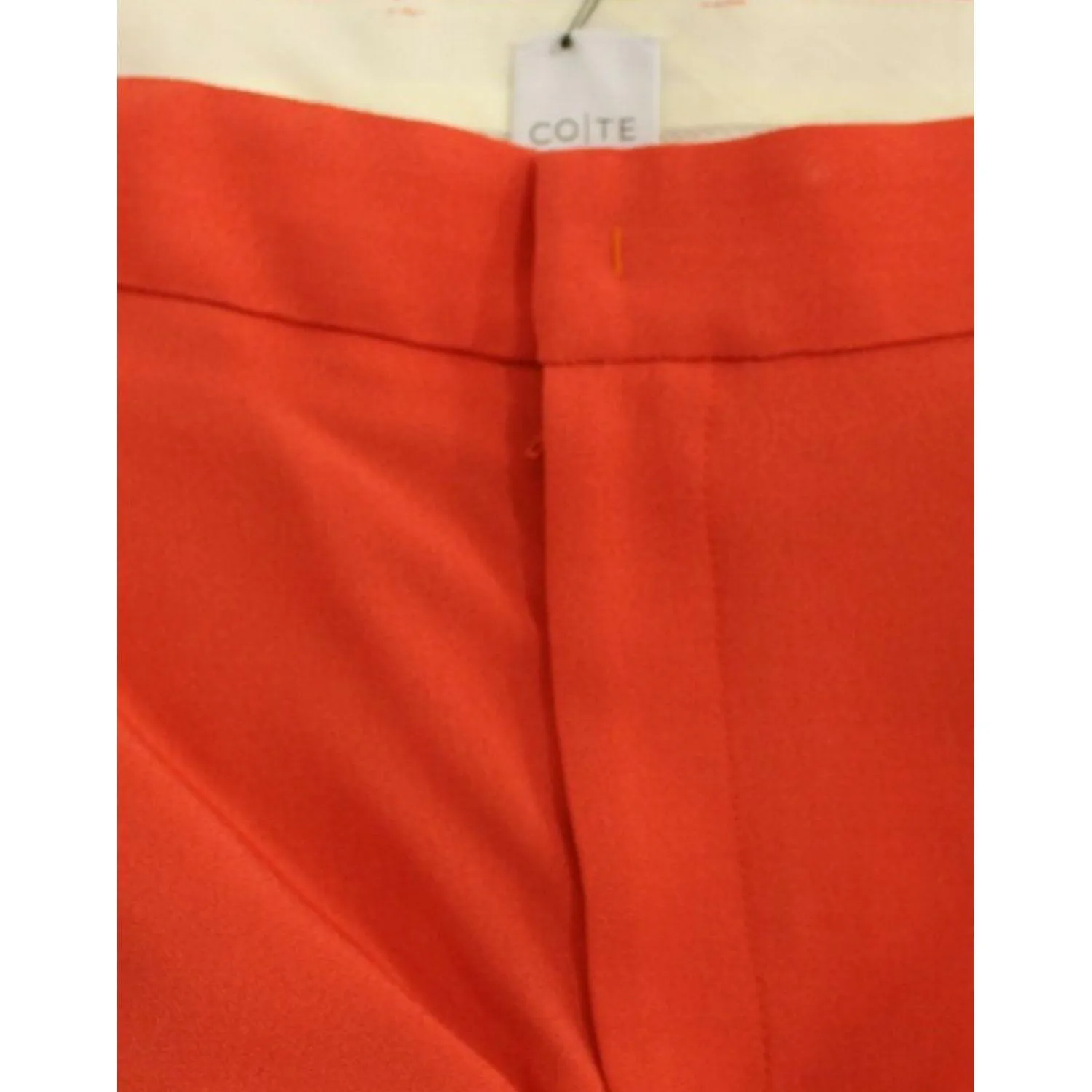 CO|TE Chic Orange Boyfriend Pants - Italian Crafted