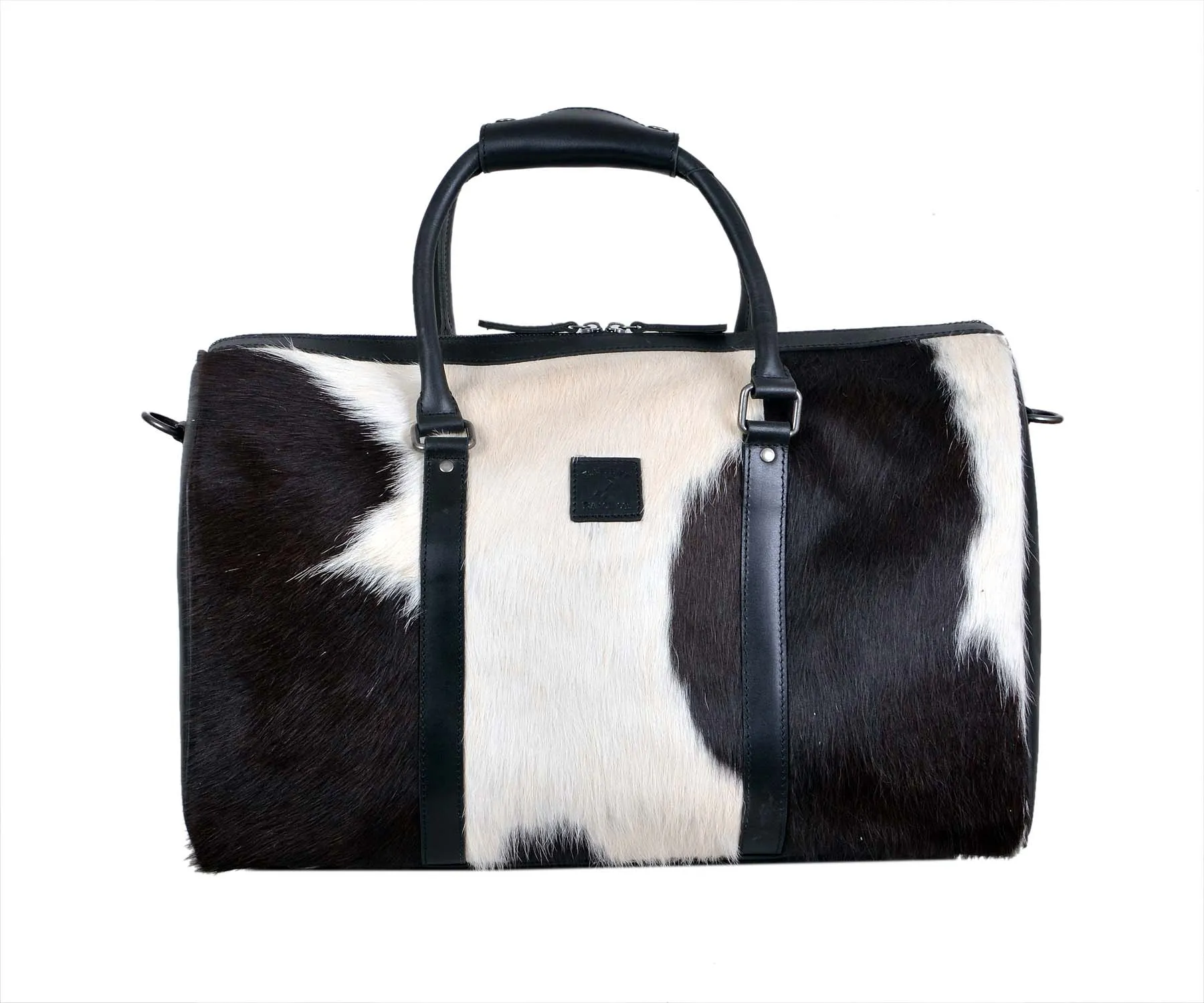 Cowhide Overnight Duffel Bag