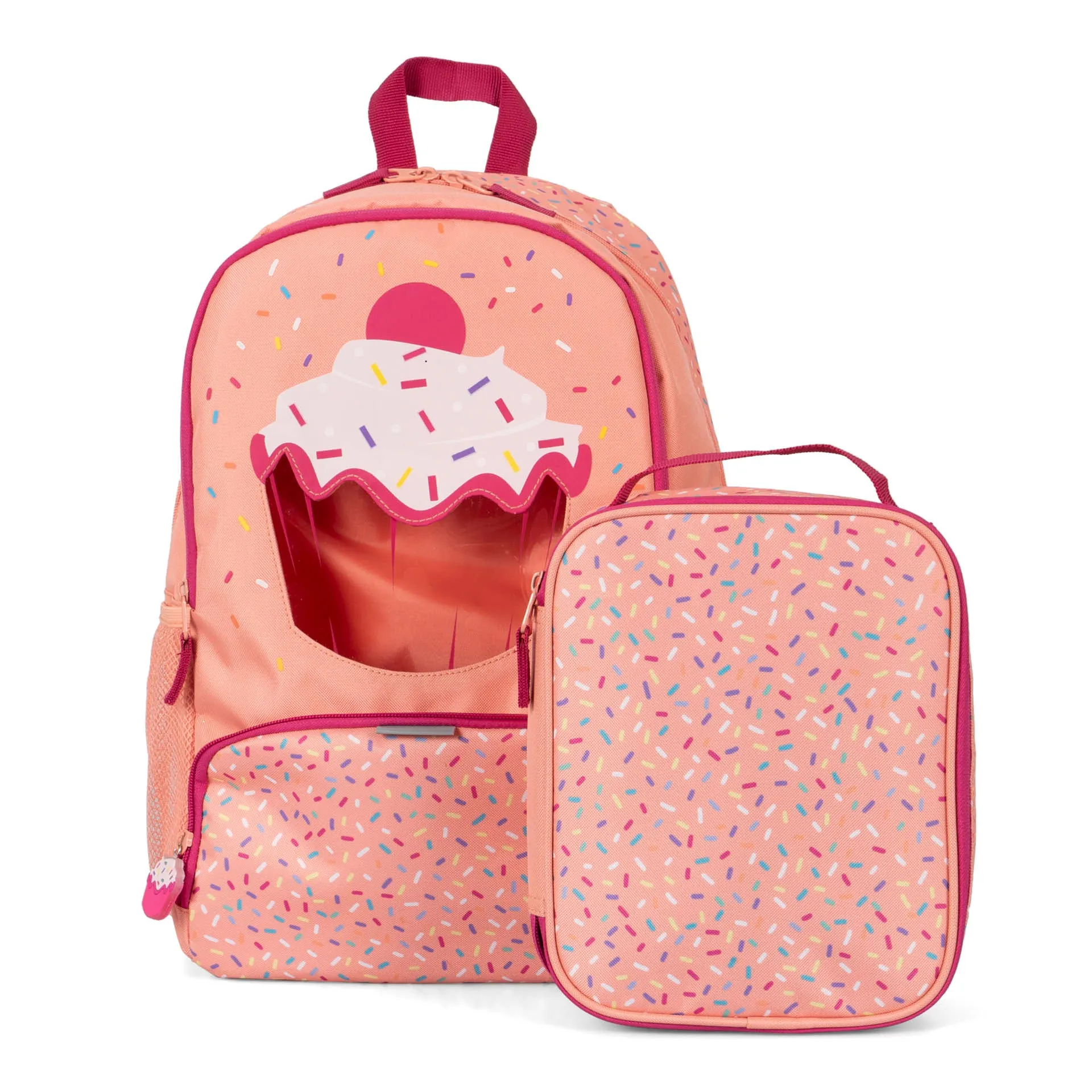 Cupcake Backpack & Lunch Box Set