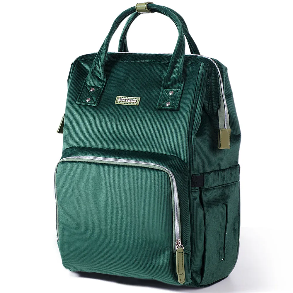 Diaper Bag Corduroy - Green