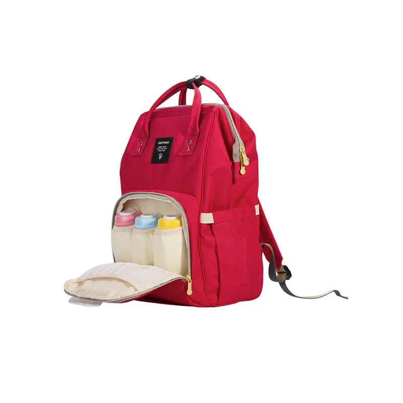 Diaper Bag - Real Red