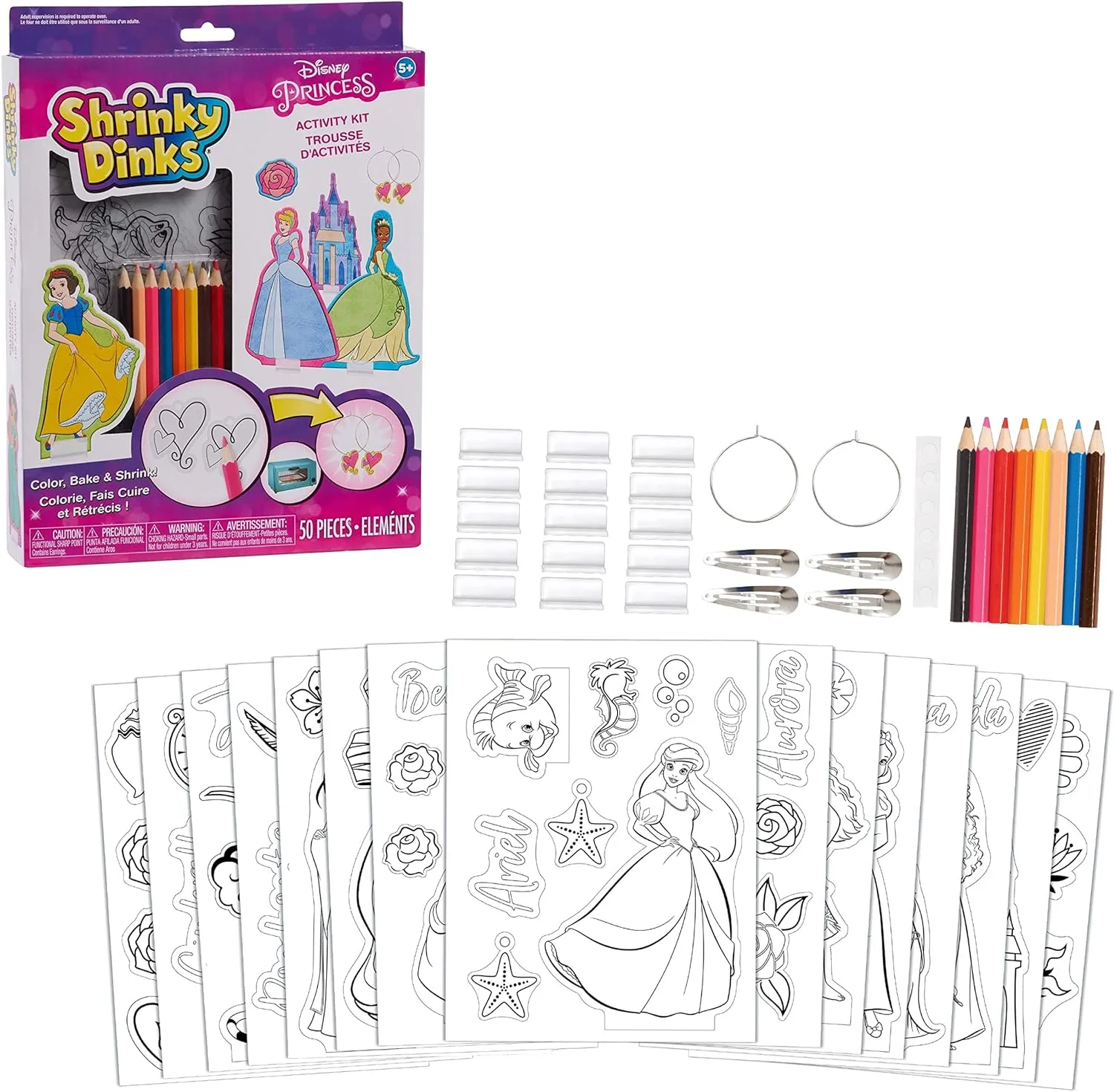 Disney Princess Shrinky Dinks