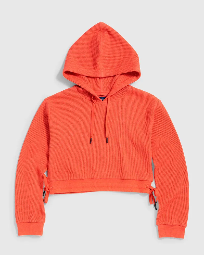 EcoKnit™ Cropped Thermal Hoodie