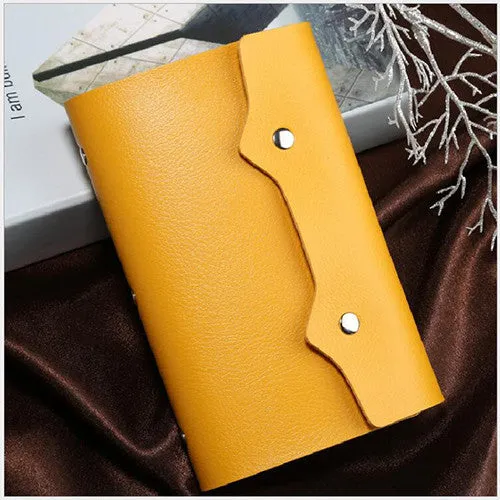 Fashion 108 Slots Credit Card Holder Bags Good Quality Leather Bussiness Cards Case Bank Id Card Holders Keeper Hot Sale LS1044