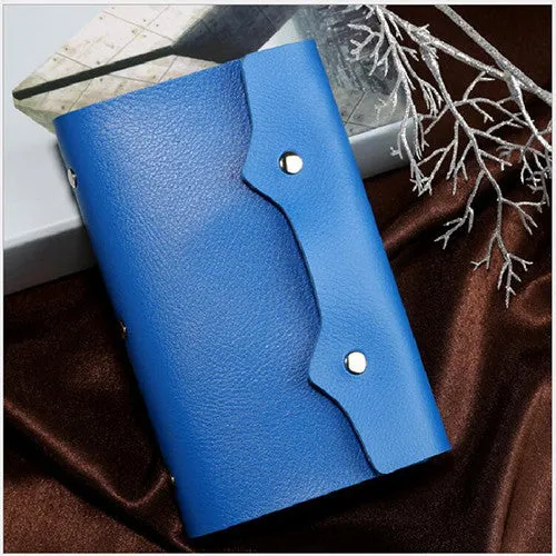 Fashion 108 Slots Credit Card Holder Bags Good Quality Leather Bussiness Cards Case Bank Id Card Holders Keeper Hot Sale LS1044