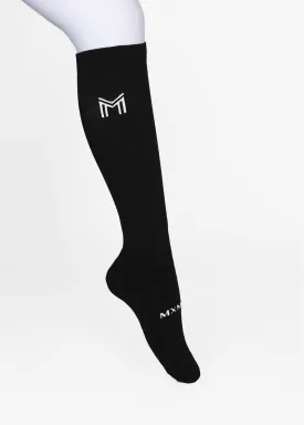 Flag Riding Socks (Black)