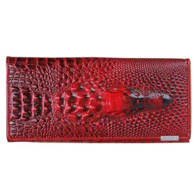 Genuine Leather 3D Embossing Alligator Ladies Crocodile Long Clutch Wallets Women Wallet Female Coin Purses Holders Brand