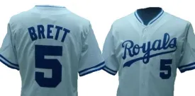 George Brett Kansas City Royals Throwback Home Jersey