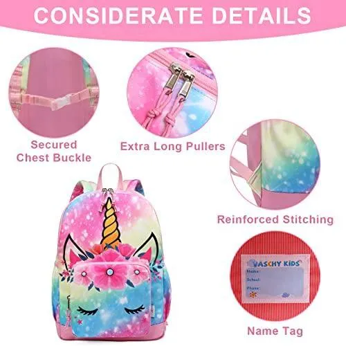 Girls Backpack, 13L Kids Backpack Water Resistant School Bag