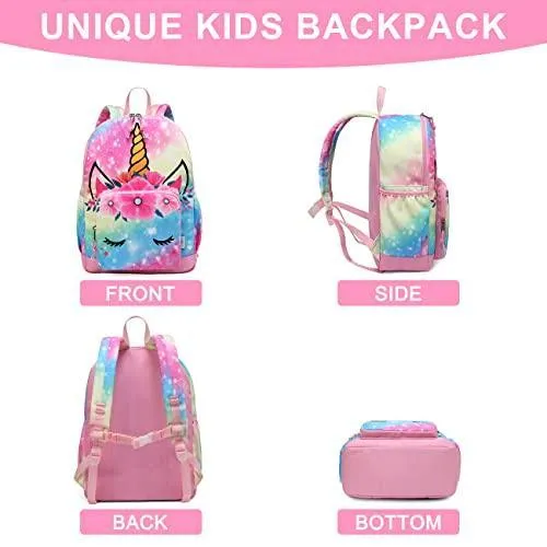 Girls Backpack, 13L Kids Backpack Water Resistant School Bag