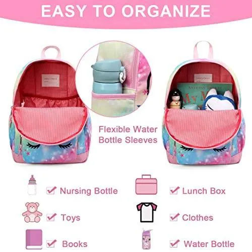 Girls Backpack, 13L Kids Backpack Water Resistant School Bag