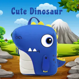 Jungle 3D Backpack-Dinosaur Blue