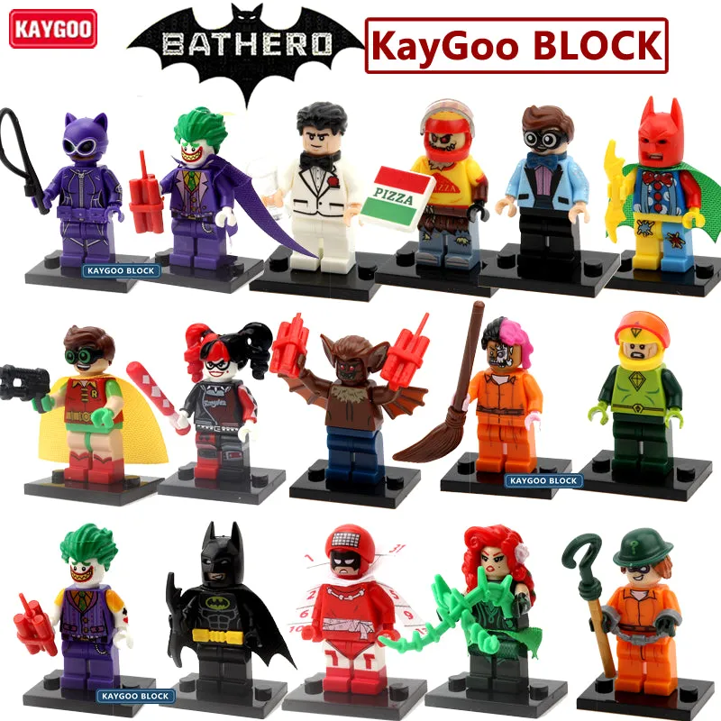 Kaygoo Super Heroes Batman Movie Figures Building blocks DC Marvel Avengers superheroes deadpool spiderman ironman Toy Gifts