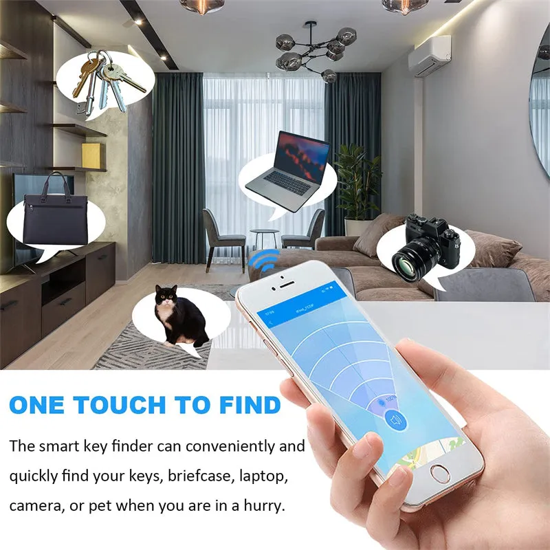 Key Finder Square Anti-lost Device Smart Bluetooth Object Finder