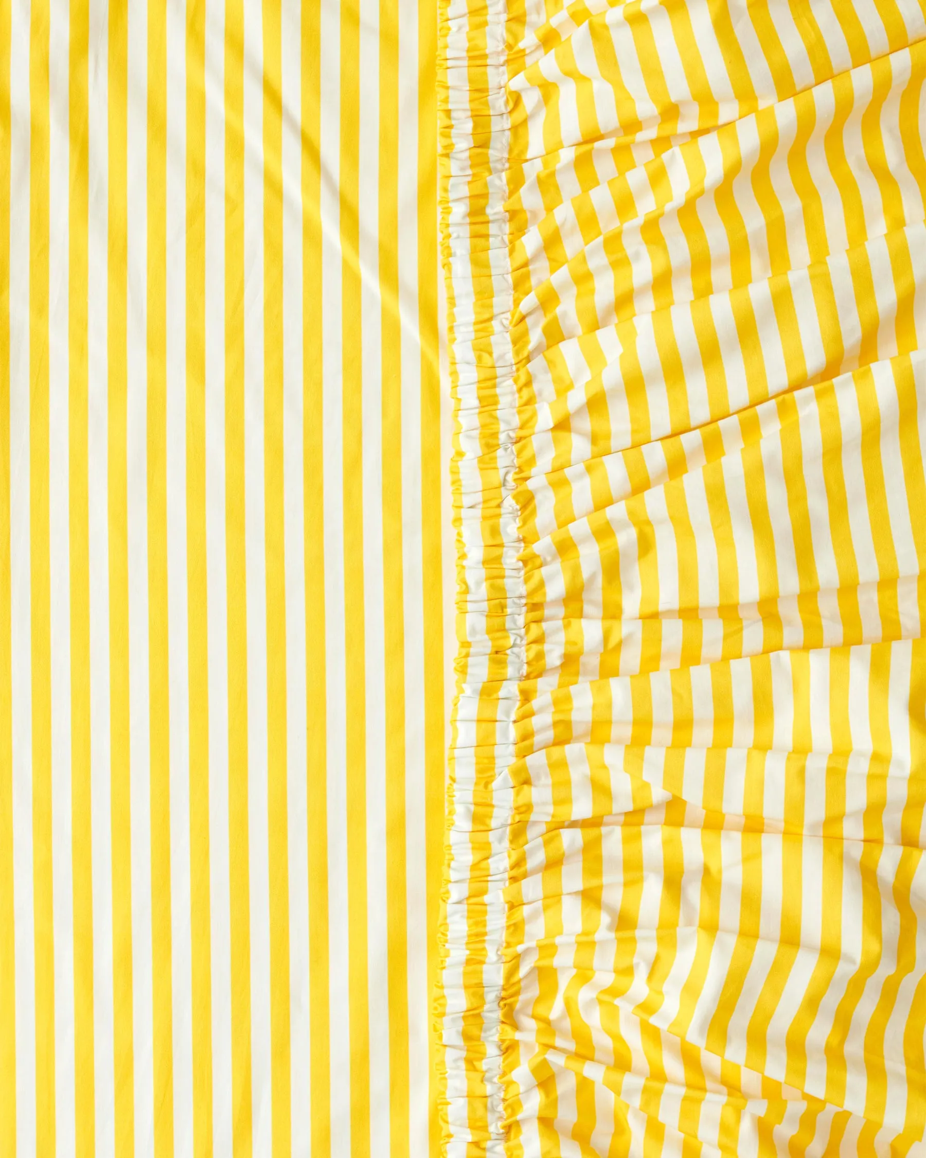 Kip & Co Limoncello Stripe Organic Cotton Fitted Sheet