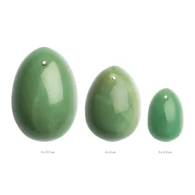 La Gemmes Yoni Egg Set Jade 3 Pieces