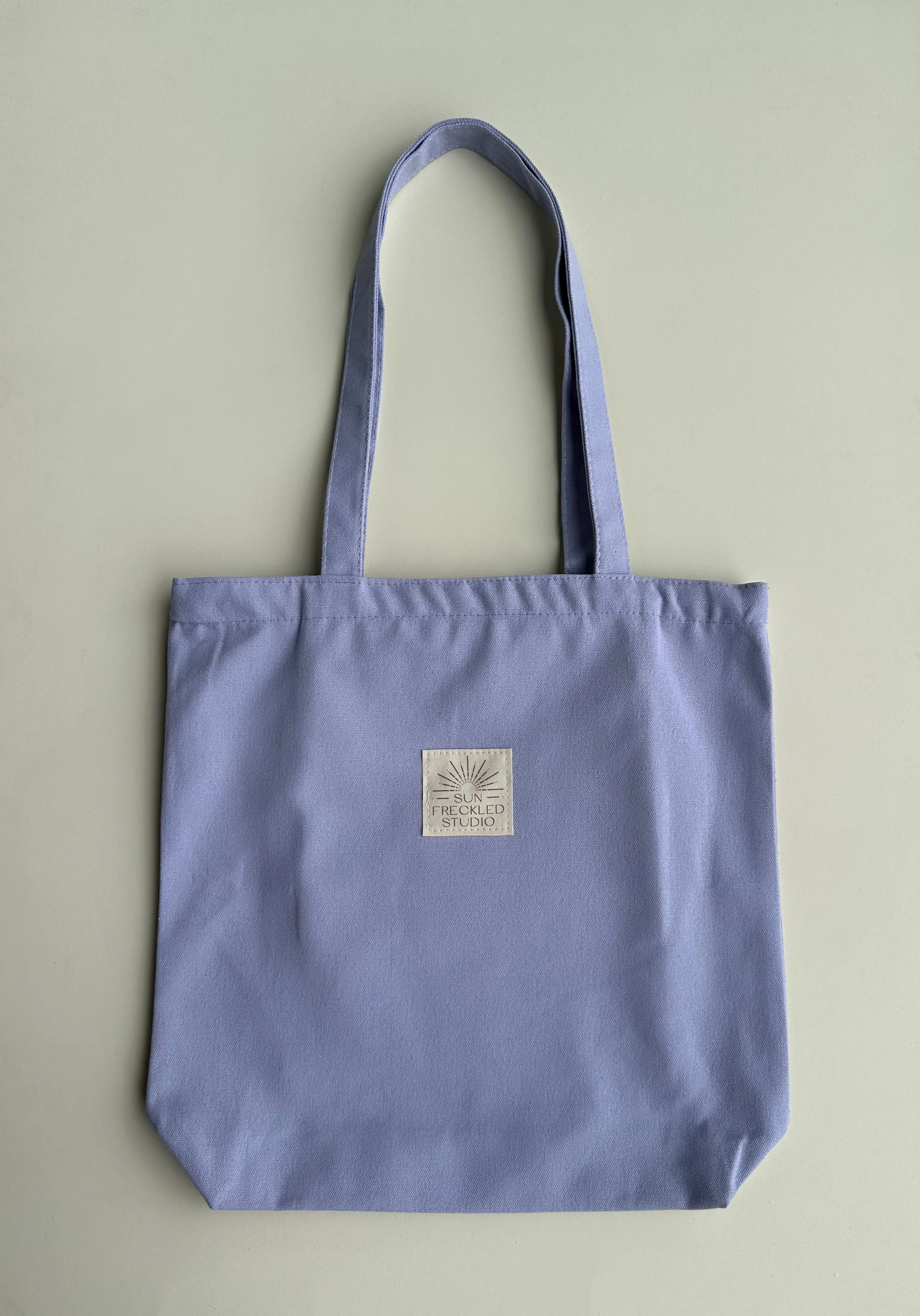 Lilac Minimalist Tote Bag