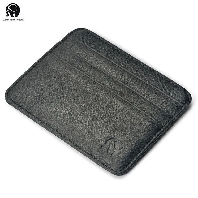 men Wallet Business Card Holder bank cardholder leather cow pickup package bus card holder Slim leather multi-card-bit pack bag