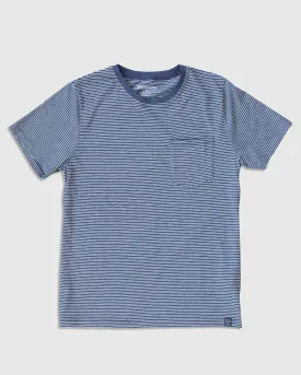 Men's EcoKnit™ Striped Pocket Tee