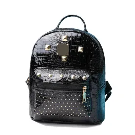 Mini Rivets Backpack For Women Girl 2017 Children School Bag Women Backpack Mochila Escolar Female Rucksack