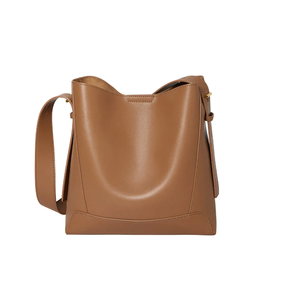 Minimalistic All-Purpose Leather Tote Bag