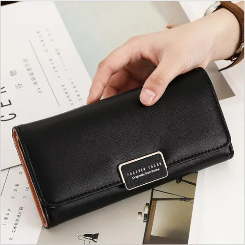 New Arrival Women Wallets Purse Female Purse Women's Natural Leather Wallets PU Ladies Clutch Phone Bag Carteira Feminina Gifts