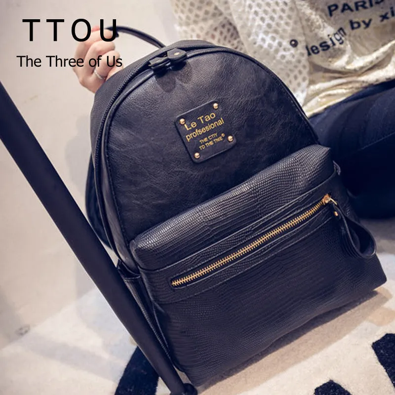 New Fashion Women Backpacks Women's PU Leather Backpacks Girl School Bag High Quality Ladies Bags Designer Women Backpack Bolsas