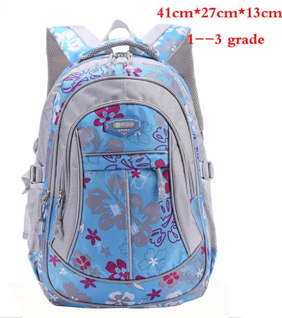 New Floral Printing Children School Bags Backpack For Teenage Girls Boys Teenagers Trendy kids Book Bag Student Satchel mochilas