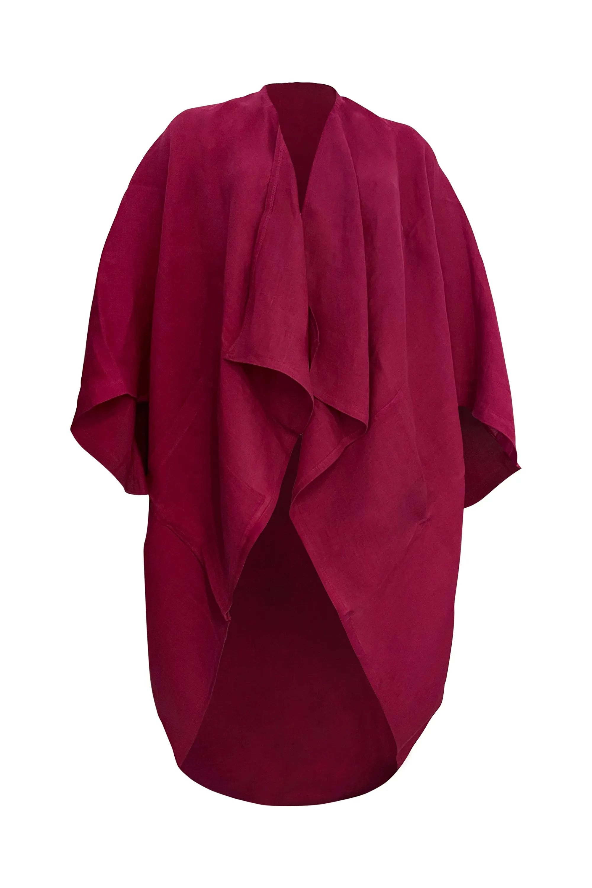 NEW! LINEN Kimono Beetroot Purple