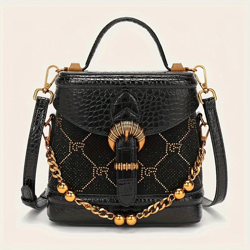 New Womens Bag  Popular Temperament Female Bag Flash Diamond Series Dinner Crossbody Shoulder Bag for Women