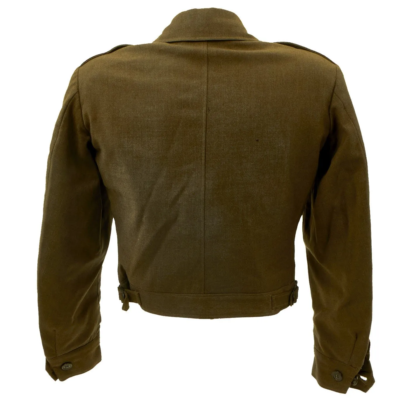 Original U.S. WWII 187th Glider Infantry Regiment (GIR) Named Ike Jacket and Hand Painted B-4 Bag