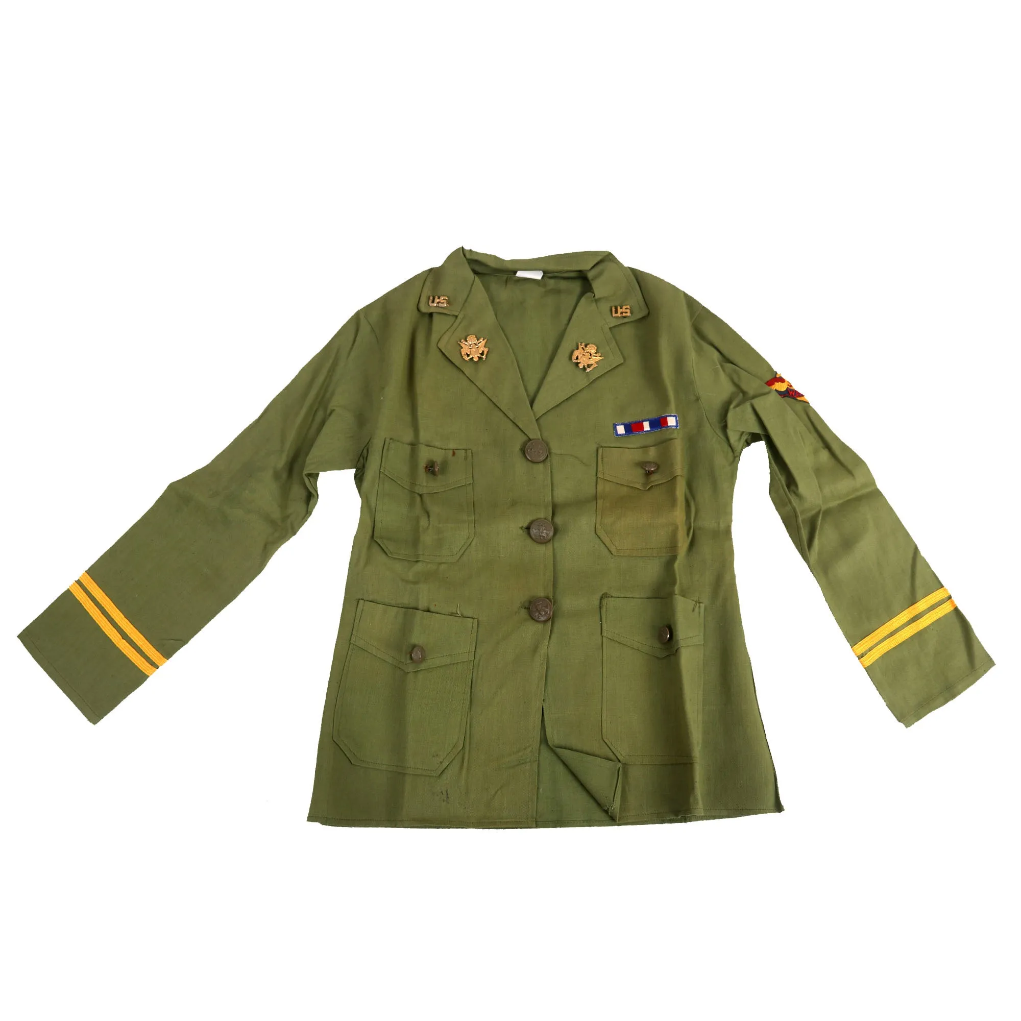 Original U.S. WWII Women’s Auxiliary Army Corps Children’s Play Suit by Halco in Original Box